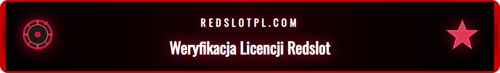 Grafika przedstawiająca proces weryfikacji licencji Redslot.
