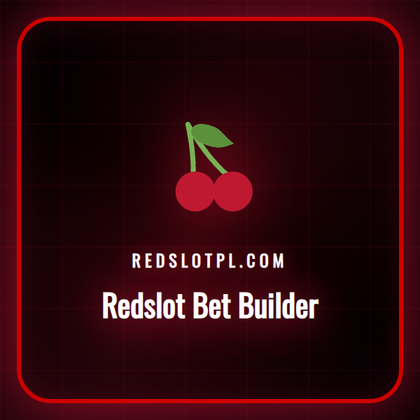 Gracz analizujący statystyki, aby użyć Redslot Bet Builder.