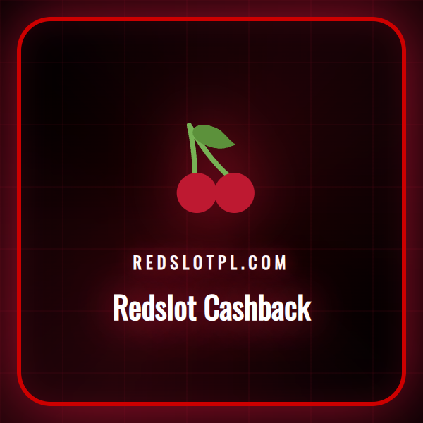 Infografika wyjaśniająca działanie promocji Redslot Cashback.