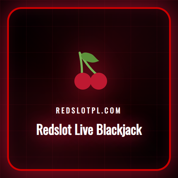 Krupier rozdający karty przy stole do gry Redslot Live Blackjack.