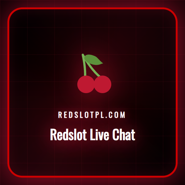 Konsultant Redslot Live Chat pomaga graczowi na ekranie komputera.