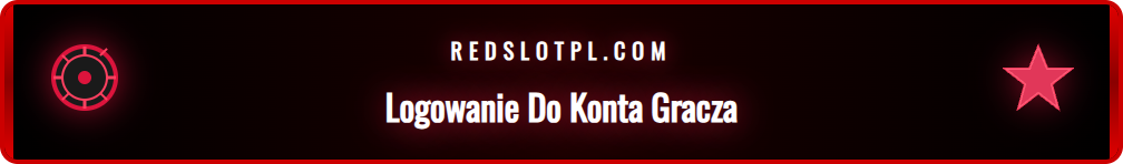 Formularz logowania na oficjalnej stronie platformy Redslot.