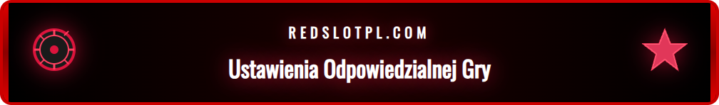 Panel ustawień odpowiedzialnej gry z opcją samowykluczenia w Redslot.