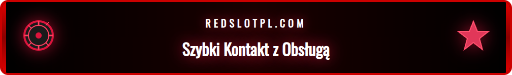 Symbol czatu na żywo Redslot z konsultantem w tle.