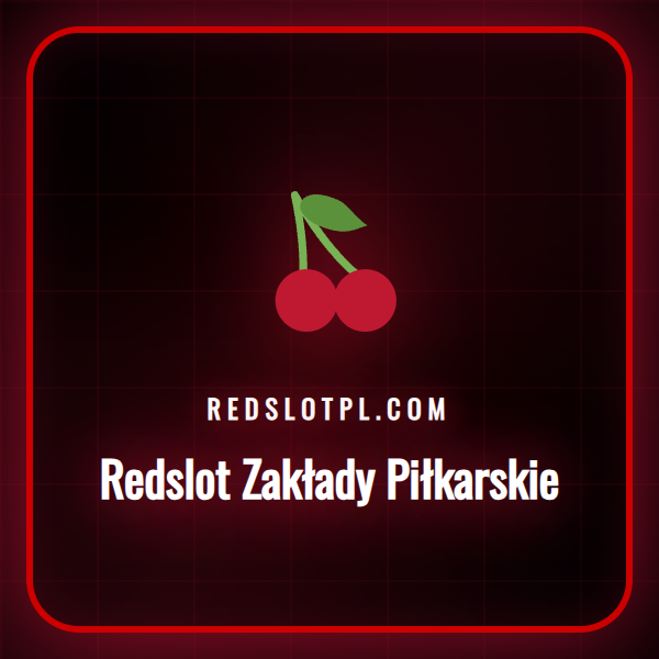 Widok interfejsu Redslot Zakłady Piłkarskie na laptopie.
