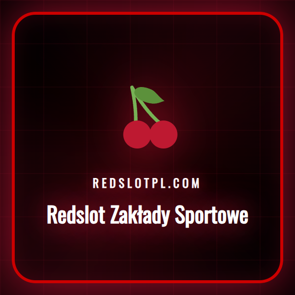 Widok interfejsu platformy Redslot Zakłady Sportowe na laptopie.