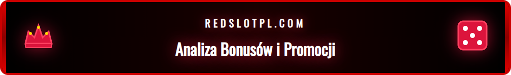 Zestawienie bonusów powitalnych i promocji w analizie Redslot vs konkurenci.